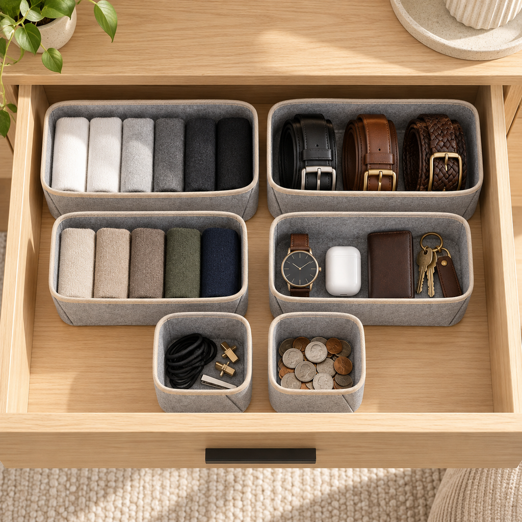 StackSoft Drawer Organizer Set