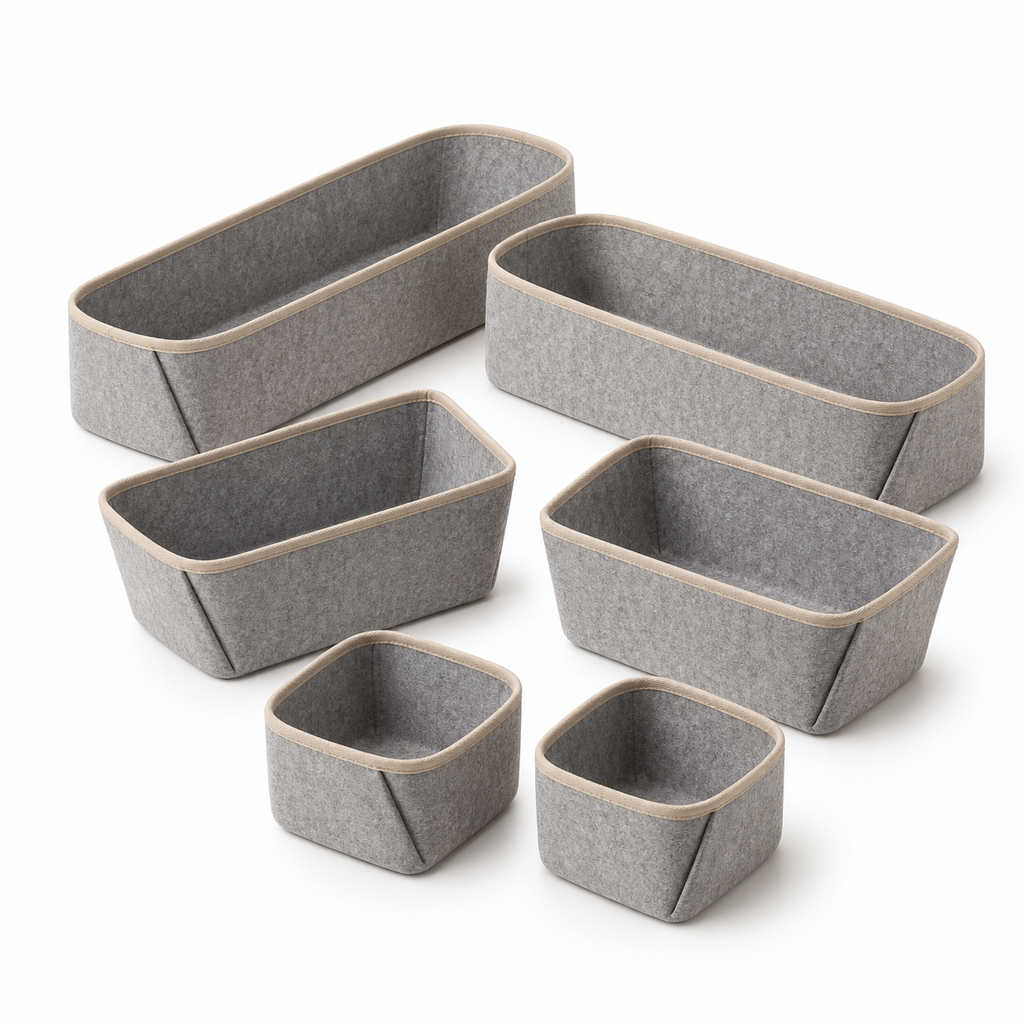 StackSoft Drawer Organizer Set