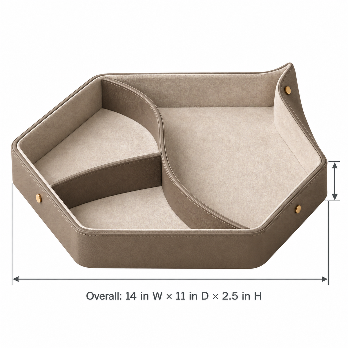 ArcFold Entryway Catchall Tray